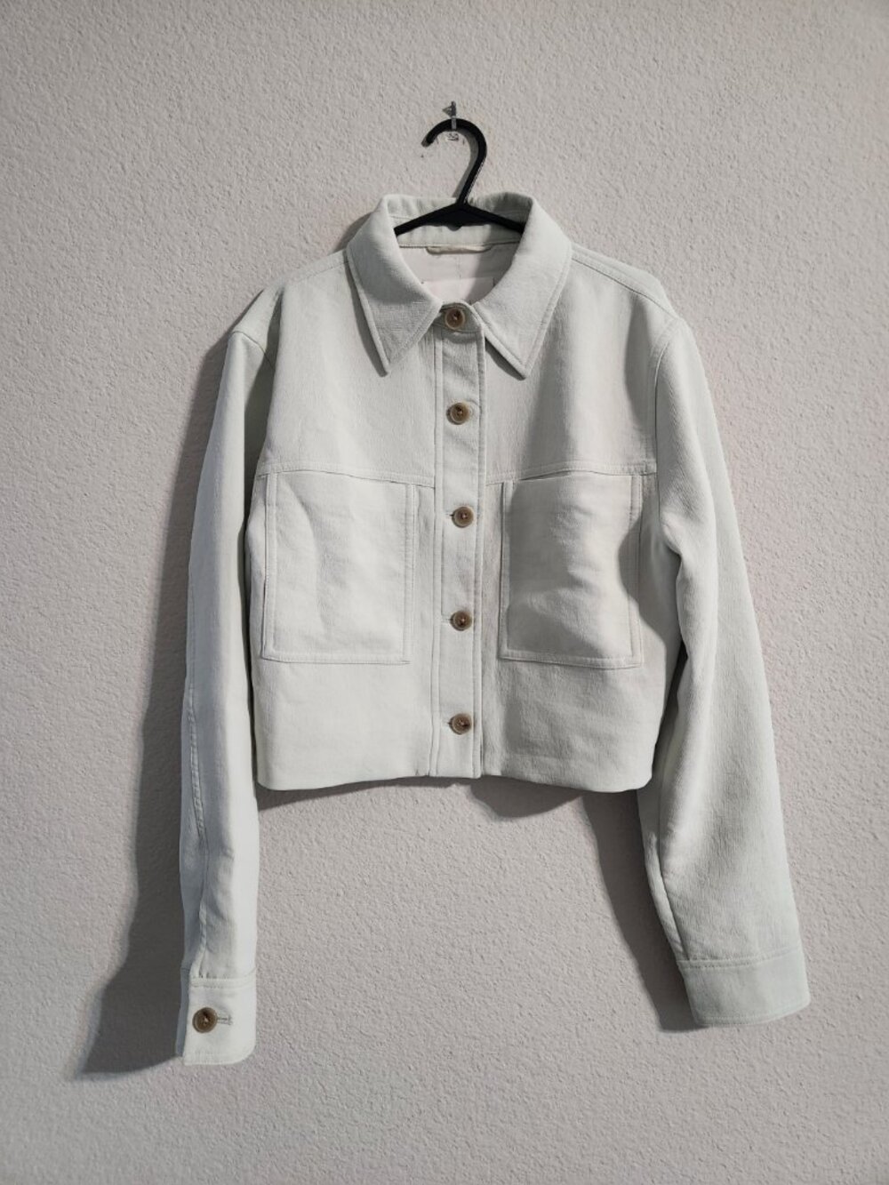 Aritzia Wilfred Little Vignette Jacket Crepette Light Pistachio Green size small